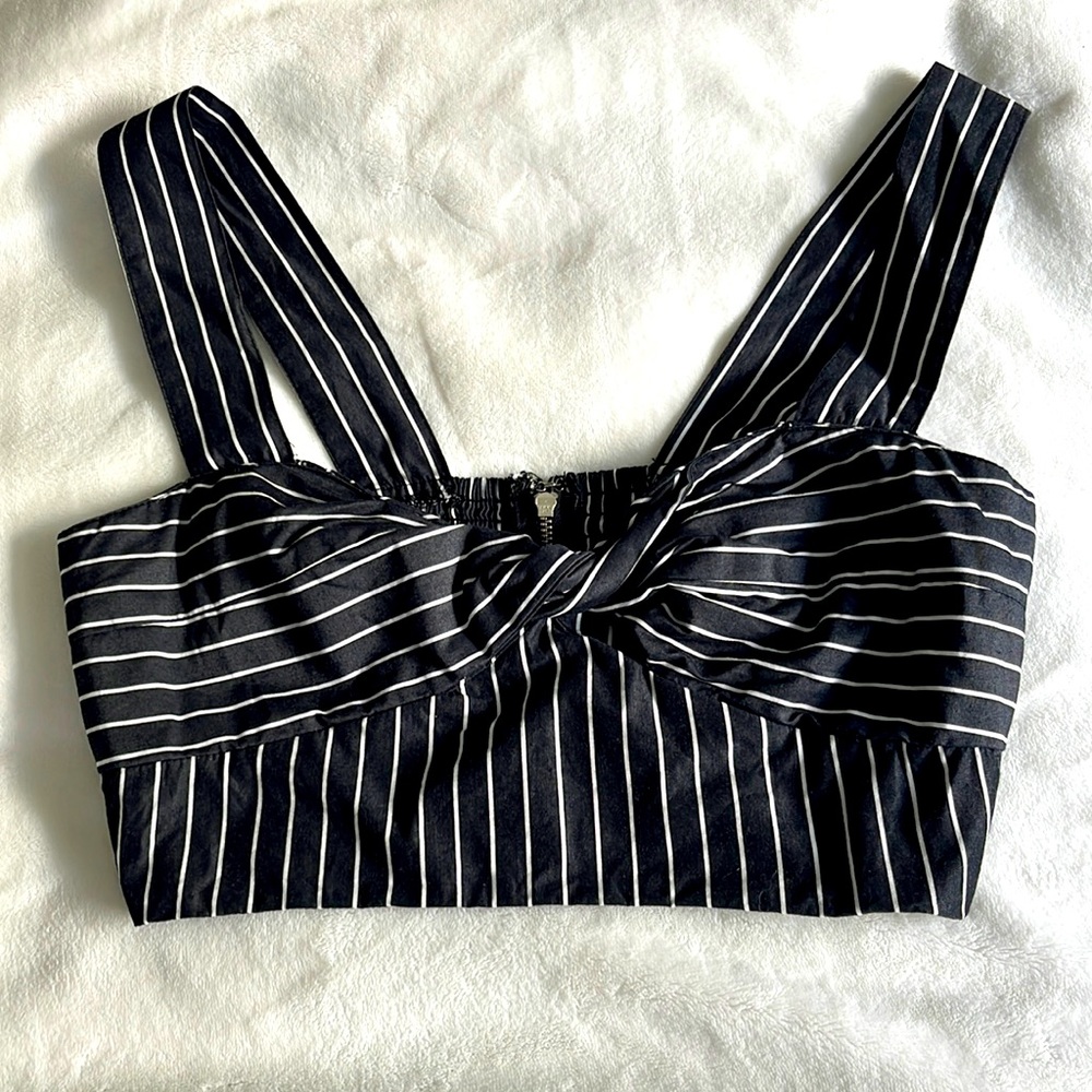 Current/Elliott striped crop top